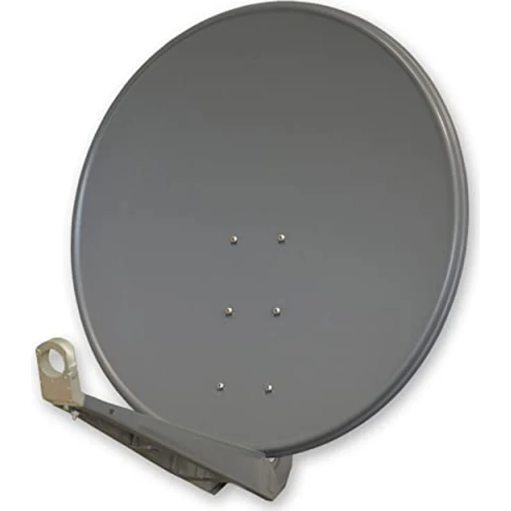 PremiumX DELUXE SAT Anlage 100cm, Aluminium Satellitenantenne Anthrazit für 4 Empfänger mit Green Diamond Quad LNB und 8x F-Stecker – Bild 2