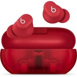 Beats Solo Buds, Kabellose Kopfhörer mit ANC, rot, optimierte Klangqualität und ergonomischem Design