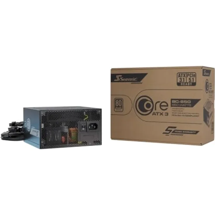 Seasonic BC-850 ATX3 Netzteil, 850W, 80PLUS® Bronze, ideal für PC-/Server-Anwendungen