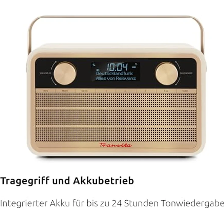 TechniSat Transita 120 (UKW, DAB+, UNDOK, WLAN, Bluetooth), Radio, Beige – Bild 4