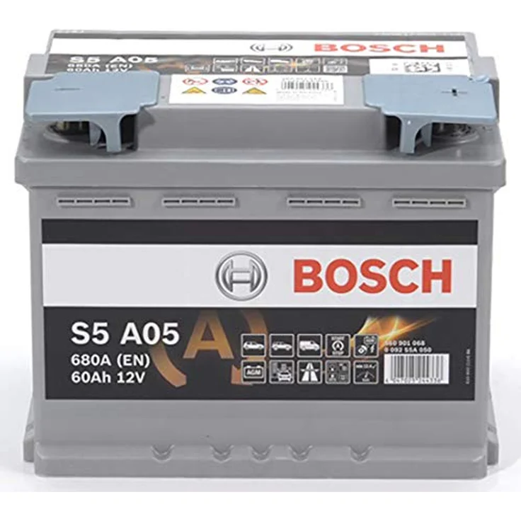 Bosch S5 A05 Autobatterie AGM, 12V 60Ah 680A für Start-Stopp-Systeme, auslaufsicher und rüttelfest – Bild 3