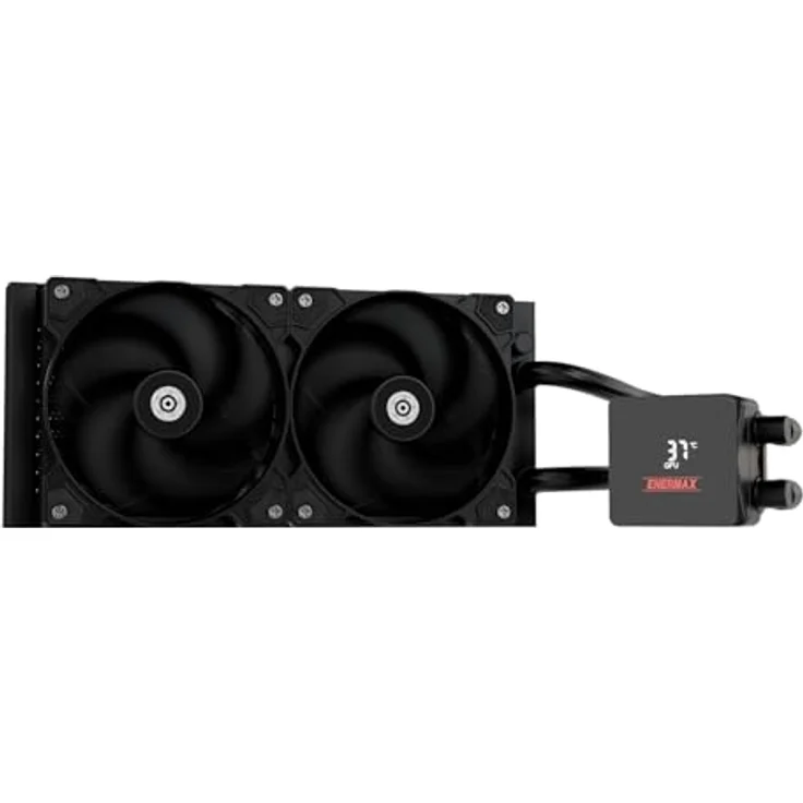 Enermax LIQMAX IV Series 240mm, All-in-One Flüssigkeitskühler für AM5/LGA1851, Schwarz, Dual-Chamber-Technologie, optimierte Temperaturkontrolle, einfache Installation – Bild 4