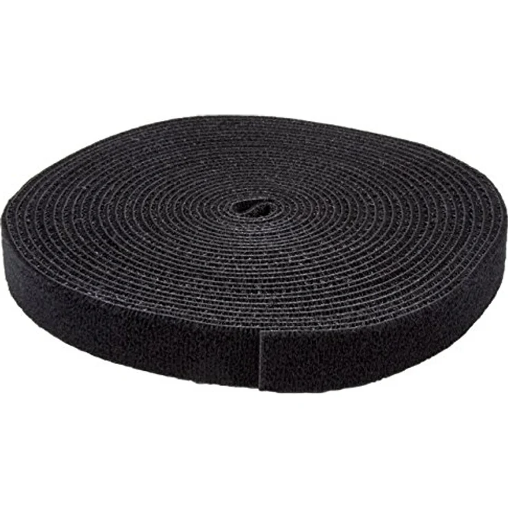 StarTech.com Klettverschluss 7,6m Rolle - Schwarz – Bild 3