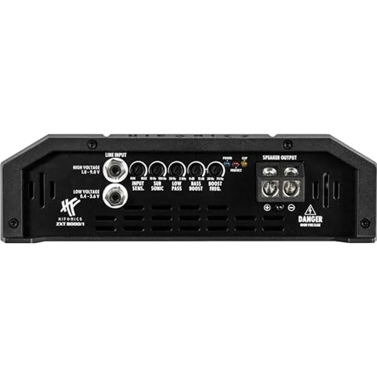 Hifonics Hifonics Zeus Extreme Digital Monoblock ZXT8000/1 Verstärker, Ultra Class D Technik, 8000 W RMS, Aluminium Kühlkörper – Bild 3