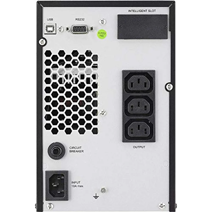FSP PPF8001305 Fortron Champ Tower 1K, Echte Doppelwandler Online-USV, 1000 VA-900W, 200 bis 300VAC, mit USB, RS-232 und intelligenten Steckplatz für zusätzliche Schnittstellen Schwarz – Bild 3