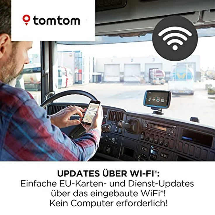 TomTom Go 620 Professional, LKW-Navigationsgerät mit 15,2 cm (6 Zoll) Touchscreen, lebenslangen Karten-Updates und Wi-Fi, schwarz – Bild 4
