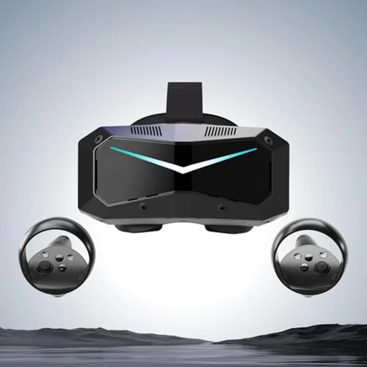 Pimax Crystal Super 50 PPD, VR Brille mit 3840x3840 Auflösung, 120° HFOV, Schwarz – Bild 2