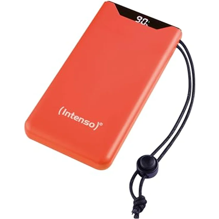 Intenso Powerbank F10000, externer Akku mit PD (20W) & QC (18W), USB-C und USB-A Anschluss, 10000mAh, Orange – Bild 1