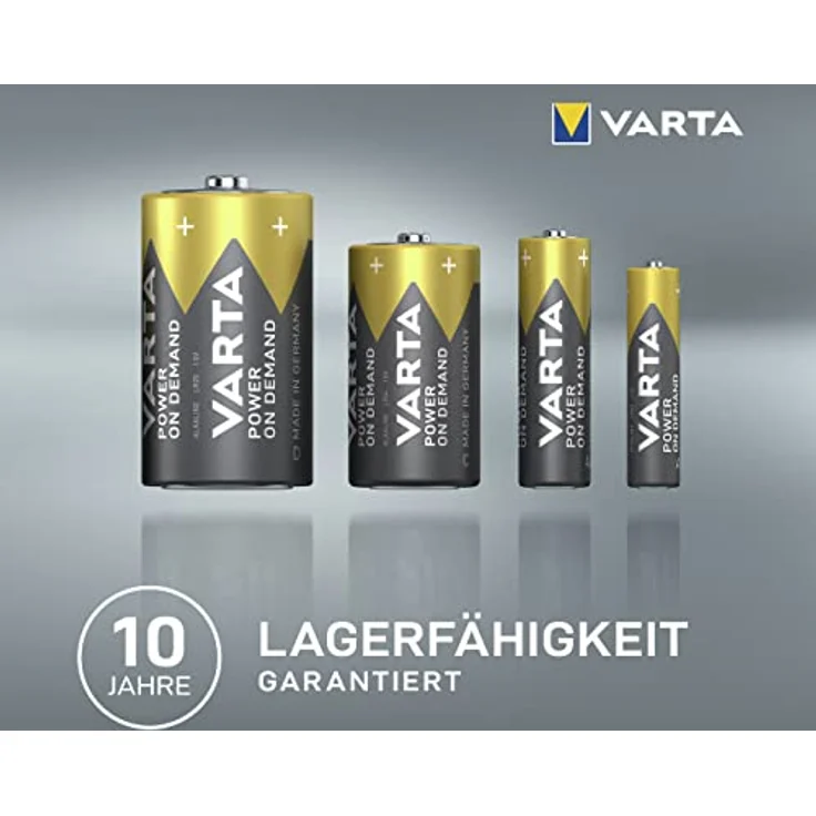 VARTA Power on Demand AA Mignon Batterien - 100er Pack Vorratspack in umweltschonender Verpackung - smart, flexibel und leistungsstark - z.B. für Computerzubehör, Smart Home Geräten oder Taschenlampen – Bild 3
