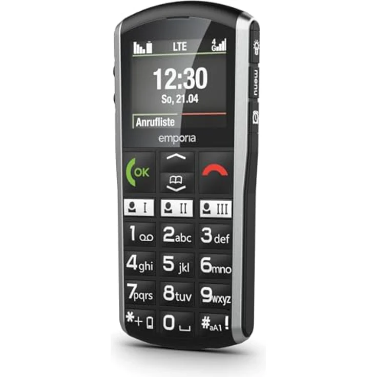 Emporia emporiaSIMPLICITY-LTE, Tastenhandy für Senioren mit Notruftaste, extra großen Tasten, leichte Bedienung, Schwarz – Bild 4