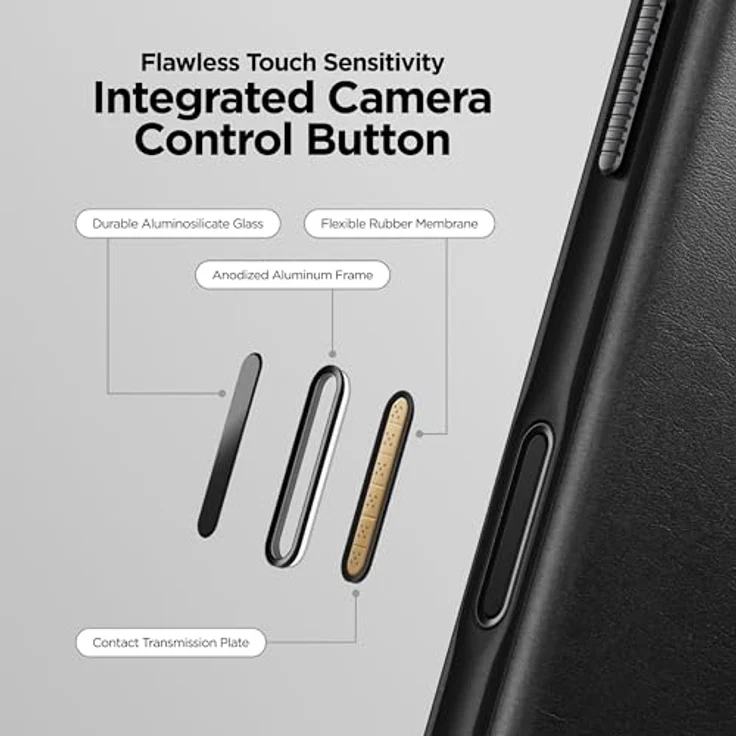 NOMAD Moderne Lederhülle für iPhone 17 Pro Max, Schwarz, MagSafe und kabelloses Laden, 2,4 m Fallschutz – Bild 6