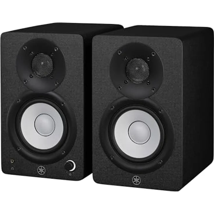Yamaha HS4, 2-Wege Aktivlautsprecher Paar, Bassreflex 4.5", 52W, flacher Frequenzgang, Raumsteuerung, schwarz