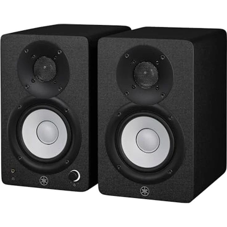 Yamaha HS4, 2-Wege Aktivlautsprecher Paar, Bassreflex 4.5", 52W, flacher Frequenzgang, Raumsteuerung, schwarz – Bild 1