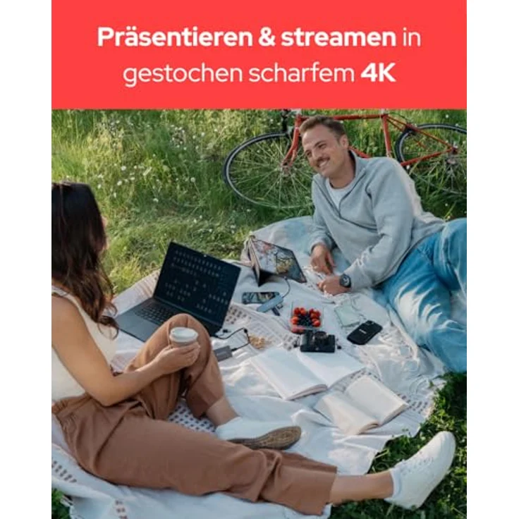 Verbatim USB-C Essentials Multiport Hub, 6 Anschlüsse mit Kartenleser, HDMI bis 4K/30Hz, 100W PD, SD/microSD Steckplätze – Bild 6