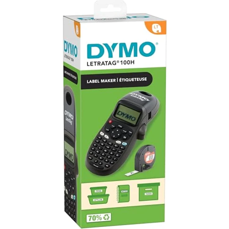 DYMO Beschriftungsgerät Dymo 2125197, Tragbares Beschriftungsgerät mit Band zum Aufbügeln, 160 dpi - Schwarz – Bild 3
