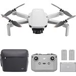 DJI Mini 2 SE Fly More Combo, leichte und faltbare Mini-Kameradrohne mit 2.7K Video, intelligenten Modi, 10 km Videoübertragung, 31 min Flugzeit, unter 249 g, einfach zu bedienen, zusätzliche Akkus