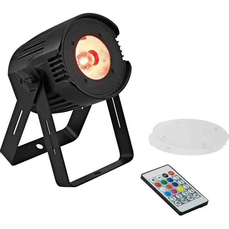 Eurolite LED PST-40 QCL Spot, LED Scheinwerfer mit Farbenmix, Schwarz