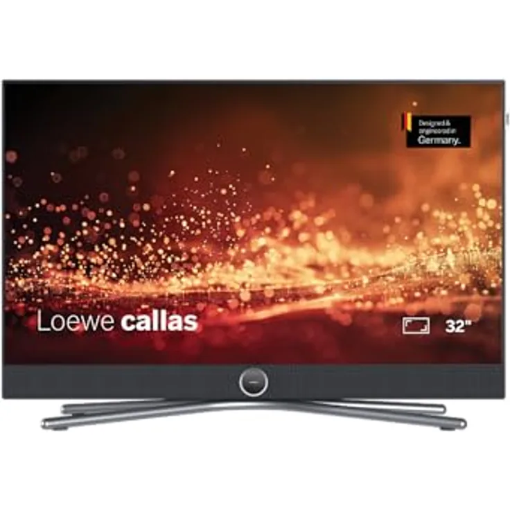 Loewe Callas 32, 32 Zoll Full HD Smart TV mit HDR10, Dolby Atmos, integrierter Soundbar, HDMI und USB, entwickelt in Deutschland
