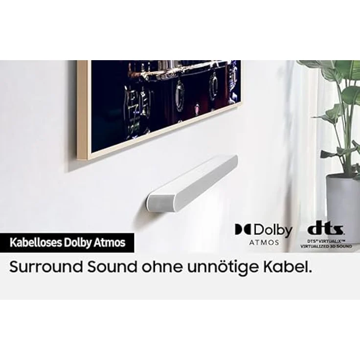 Samsung HW-S67GD 3.1-Kanal All-in-one Soundbar für TV-Geräte, Bluetooth-Lautsprecher mit kabellosem Dolby Atmos / DTS Virtual:X, Q-Symphony, Adaptive Sound Lite [2024] – Bild 6