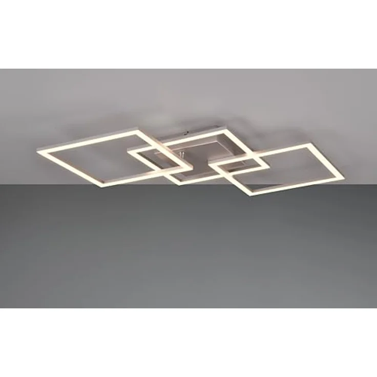 Reality Leuchten LED Deckenleuchte Trail R64493187, Metall titanfarbig, 31 Watt LED warmweiß, schwenkbar – Bild 2