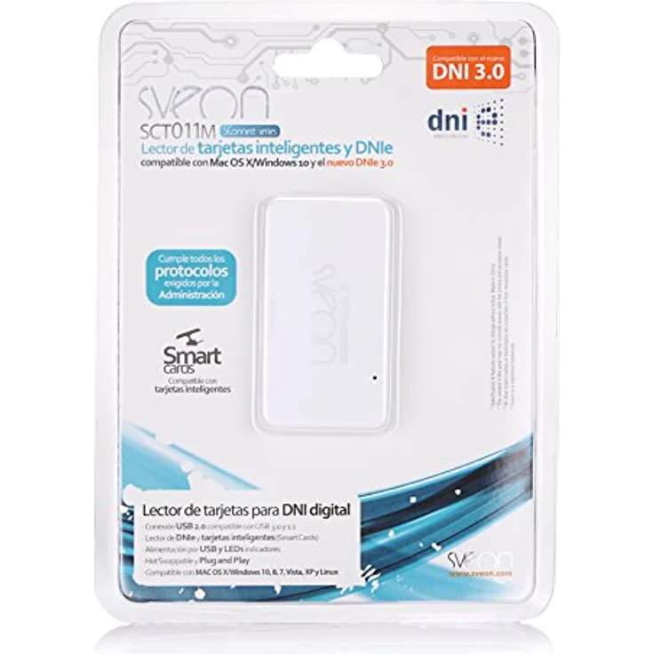 Sveon sct011 m – Smart-Kartenleser ePass und kompatibel mit MAC und Windows – Bild 4