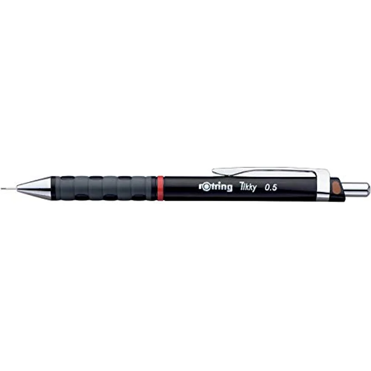 Rotring Druckbleistift Tikky S0801310, HB, schwarz, 0.35mm, 0.5mm, 0.7mm, 3 Stück – Bild 4