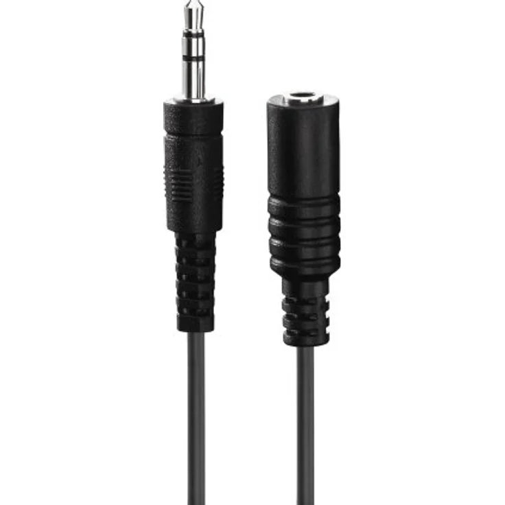HDSupply LP-AC015-030 Audio Stereo Verlängerungskabel 3,5mm Stecker auf 3,5mm Buchse 3,00m, schwarz – Bild 3
