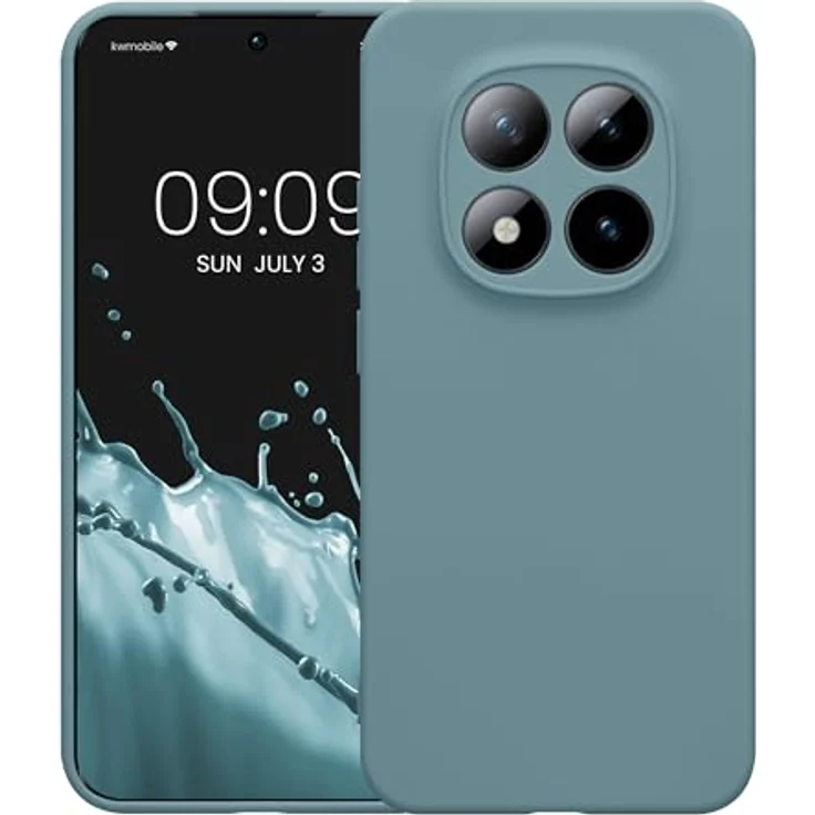 kwmobile Handyhülle für Xiaomi Redmi Note 15 Pro 5G, flexibles Silikon Case in Antique Stone, reißfest und rutschfest mit präzisen Ausschnitten – Bild 5