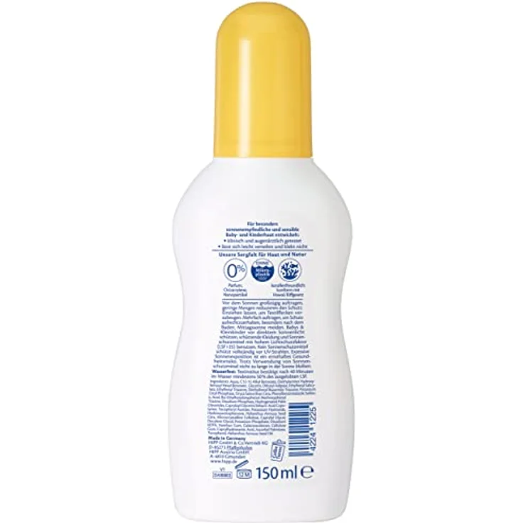 HiPP Babysanft Sonne Sonnenspray LSF50+, 6er Pack (6 x 150ml) – Bild 2