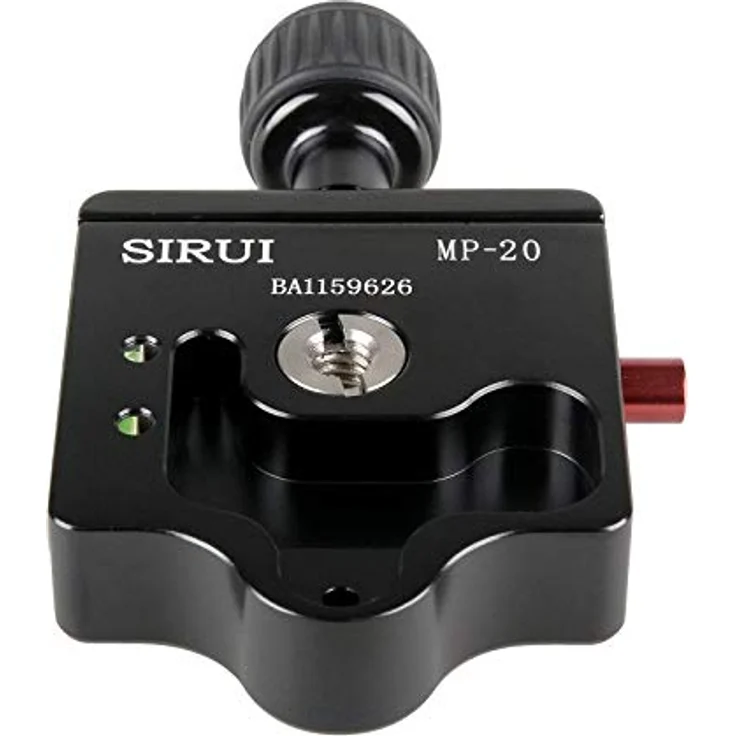 Sirui MP-20 Schnellwechselbasis (Alu, 1.4 Zoll und 3.8 Zoll, 78 x 56 mm, 78 g) schwarz – Bild 7
