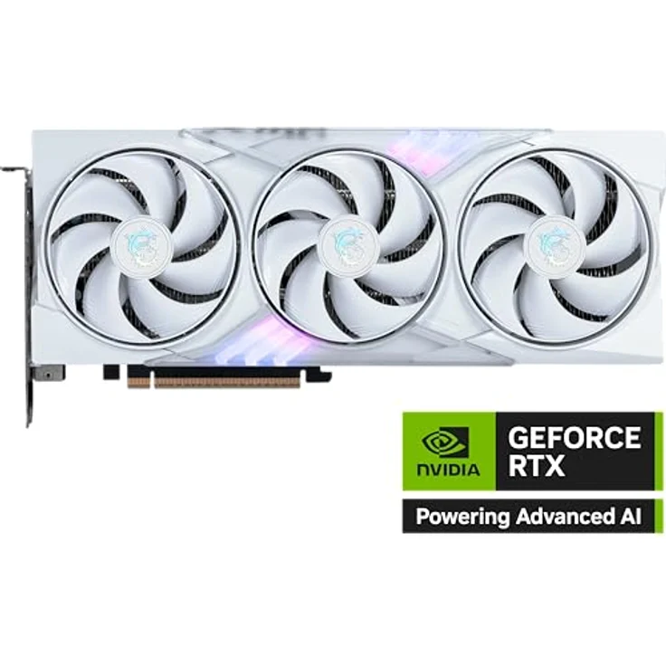 MSI GeForce RTX 5060 Ti Gaming Trio OC White, 12GB GDDR7, Boost 2647 MHz, HDMI 2.1b, DisplayPort 2.1b, PCIe 5 – Bild 2