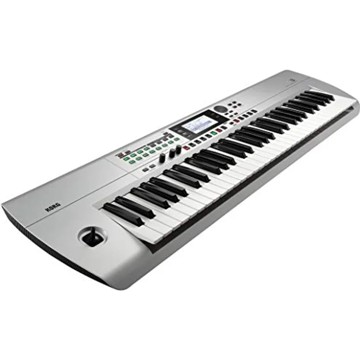 KORG i3 Music Workstation Keyboard, 61 Tasten - Mattsilber