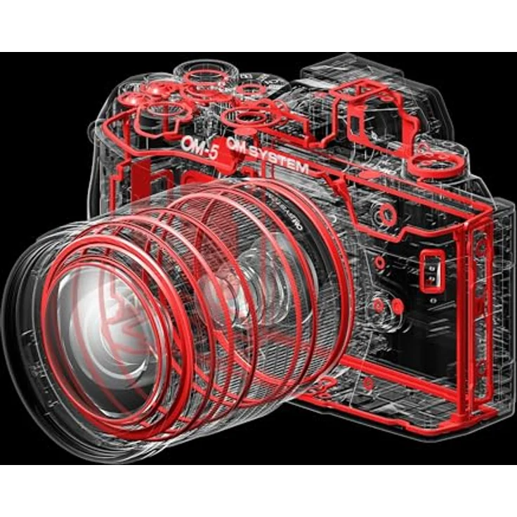 OM SYSTEM OM-5 Mark II, Micro Four Thirds Systemkamera mit 20 MP Live MOS-Sensor, 5-Achsen-Bildstabilisierung, IP53-Wetterschutz, inkl. M.Zuiko Digital ED 12-40mm F2.8 PRO Objektiv, Handheld HighRes Shot 50 MP – Bild 7