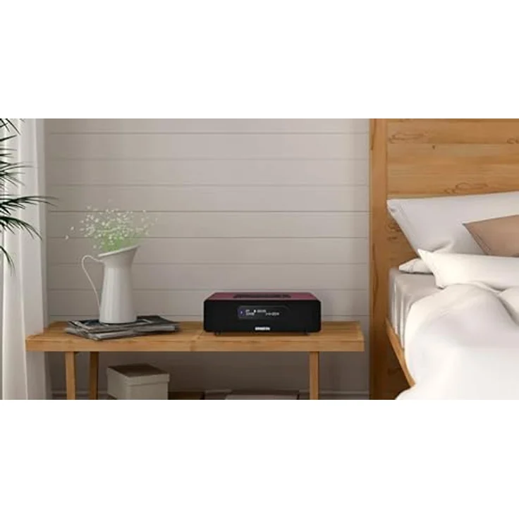 Sangean DDR-36 DAB+ Digitalradio (DAB+-UKW-Tuner, Bluetooth, Weckfunktion, Sleep-Timer, AUX-In) inkl. Fernbedienung braun – Bild 3