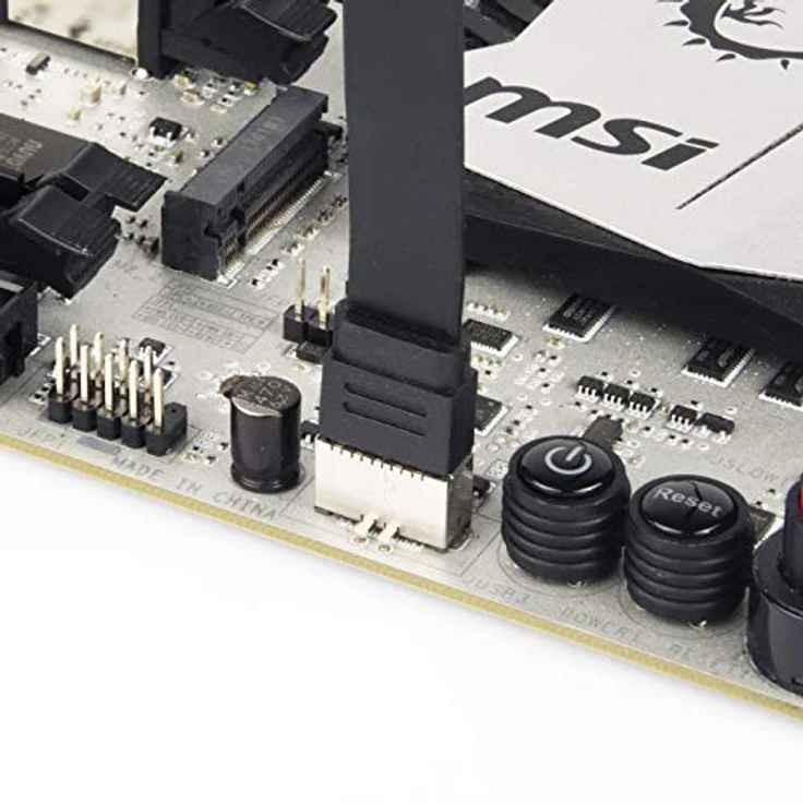 Silverstone SST-G11313530-RT, USB Type C Upgrade Kit für Gehäuse, Schwarz, mit USB 3.1 Gen.2 (0.81 m), USB 3.0, Audio-Anschlüssen – Bild 7