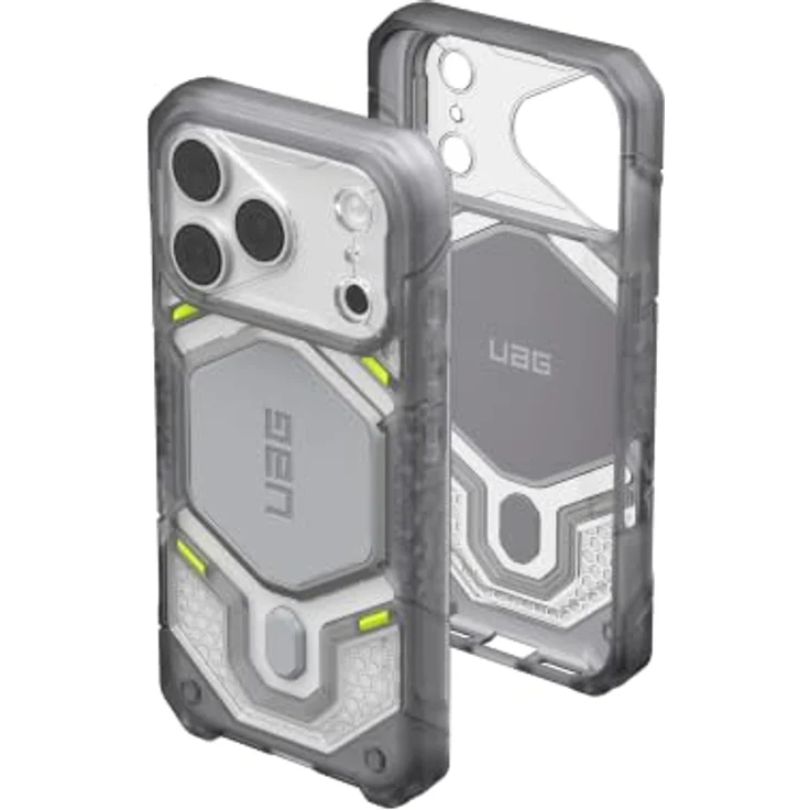 UAG Monarch Pro MagSafe, Schutzhülle für iPhone 18 Pro/17 Pro in VEIL ice, 5-lagige Konstruktion, stoßfest, fallsicher bis 25 ft, MagSafe-kompatibel – Bild 1
