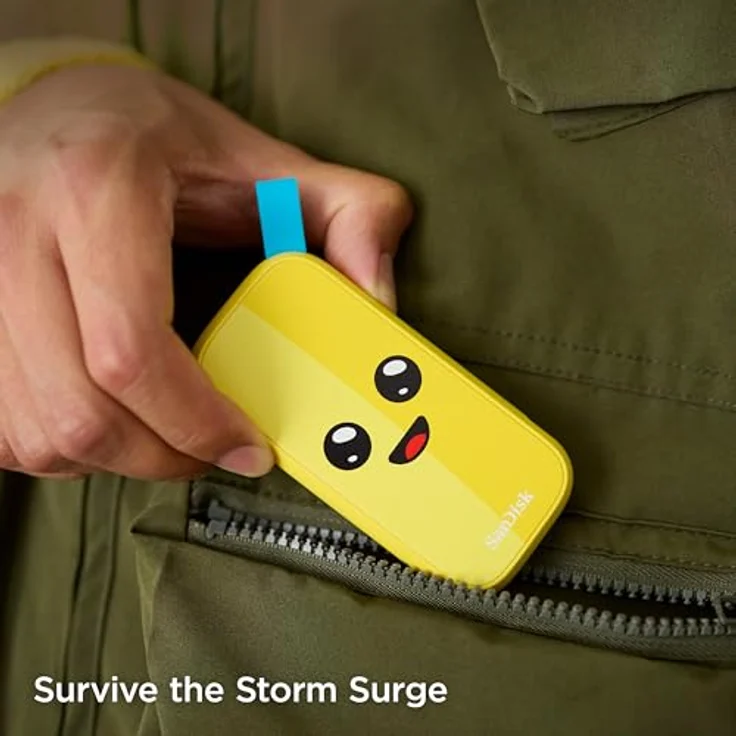 SanDisk Fortnite tragbare SSD Peely Edition, 1 TB, bis zu 800 MB/s, USB-C, Fallschutz – Bild 5