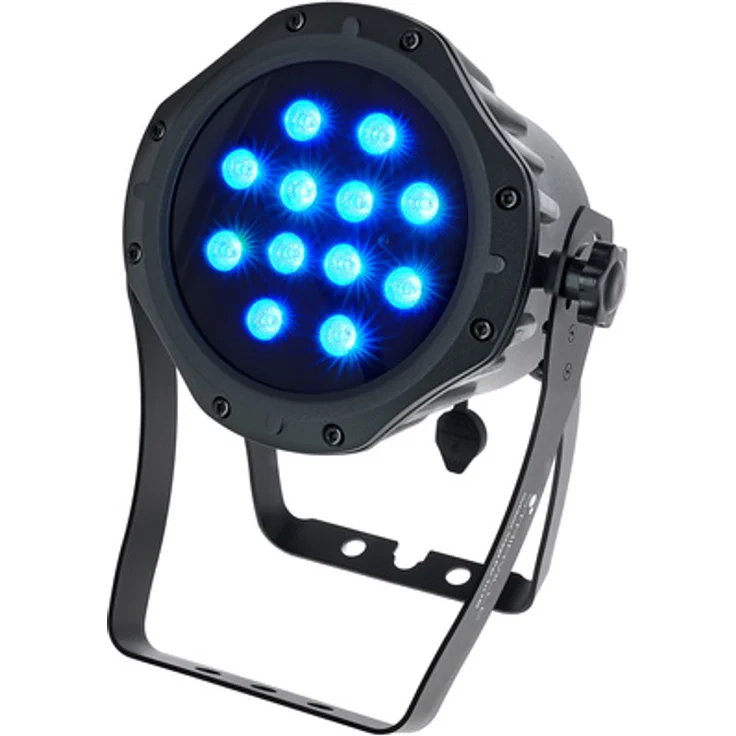 Stairville Outdoor Stage Par Tri TR1, IP65 LED Strahler mit 12x3W RGB LEDs, DMX512 Steuerung, Aluminium-Druckguss, für Außen- und geräuschsensible Nutzung