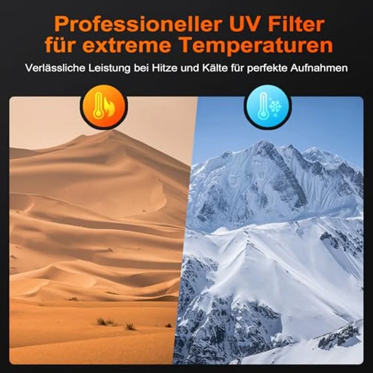 Rollei F:X Pro Ultra UV Rundfilter 77mm, hochwertig beschichtet, bruch- und kratzsicher, geeignet für 150MP und 8K – Bild 7