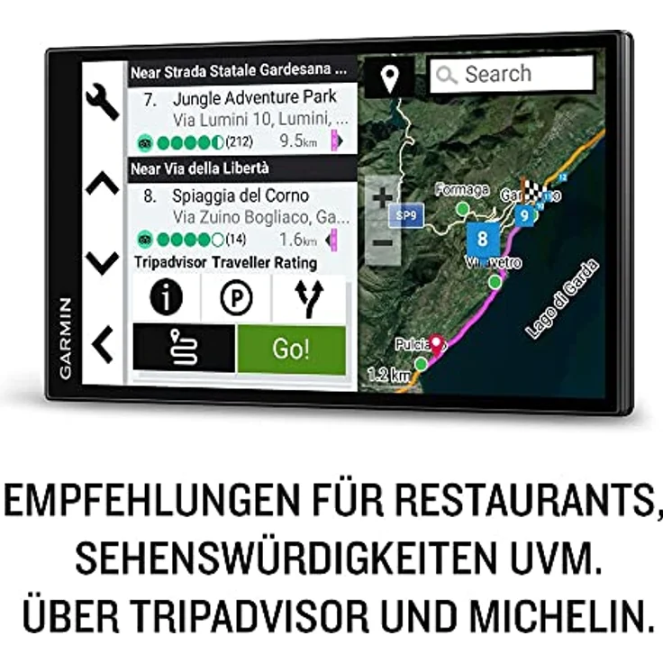 Garmin CamperVan, Roadtrip-Navi mit 6,95“ HD-Display, vorinstallierten 3D-Europa-Karten und großer Campingplatz-Datenbank – Bild 3