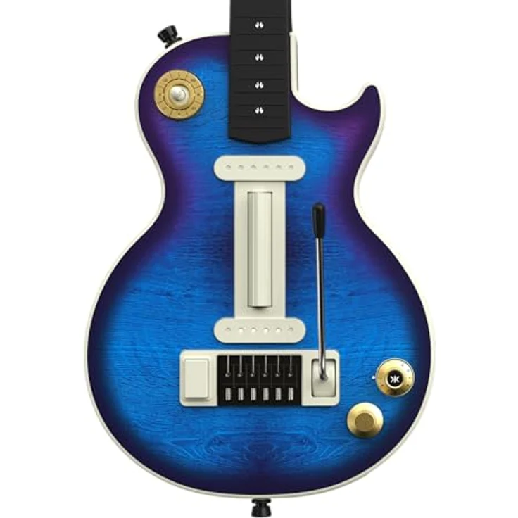CRKD Gibson Les Paul Blueberry Burst Pro Edition, Multi-Platform Guitar Controller mit haptischem Feedback und modularer Bauweise – Bild 2