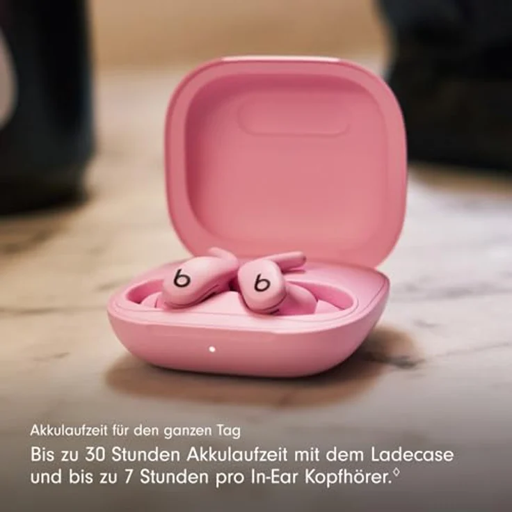 Beats Powerbeats Fit, Kabellose In-Ear-Earbuds mit ANC, 30 h Akkulaufzeit, spritzwasserfest, Pink – Bild 6