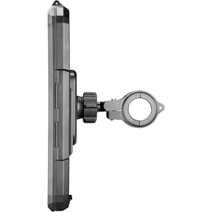 Interphone ARMOR Handyhalterung für Lenkermontage, aktive Smartphone Halterung aus Aluminium, drehbar, Schwarz – Bild 3