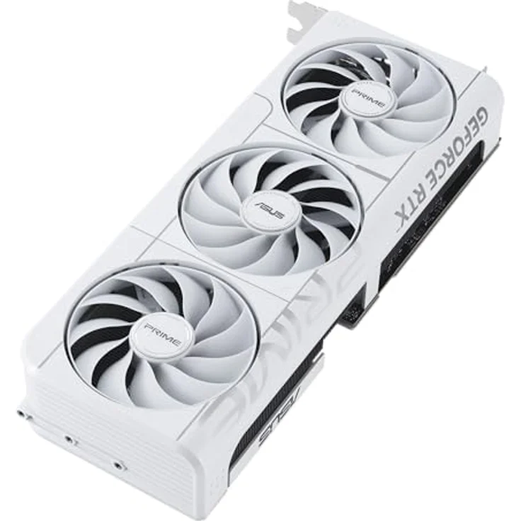 ASUS Prime GeForce RTX 5070 White OC Edition 12GB GDDR7 Gaming Grafikkarte mit NVIDIA DLSS 4, 2,5-Slot Design, PCIe 5.0, 3X DisplayPort 2.1b und 1x HDMI 2.1b, weiß – Bild 3