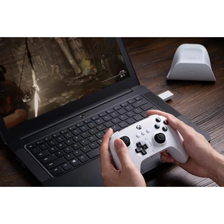 8bitdo Ultimate 3-mod, Gaming Controller für Android, iOS und Xbox Series X, Weiss, kabelgebunden und Bluetooth kompatibel – Bild 9