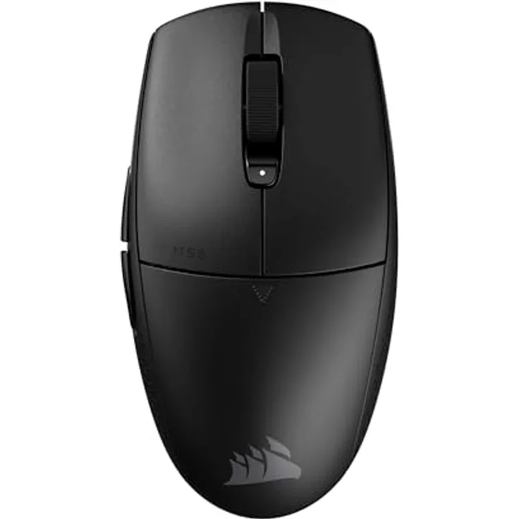 Corsair M55 Wireless FPS-Gaming-Maus, 2,4GHz & Bluetooth, 24.000 DPI, Langlebige Batterie, 6 Programmierbare Tasten, Texturierte Griffe, Schwarz - Preisvergleich