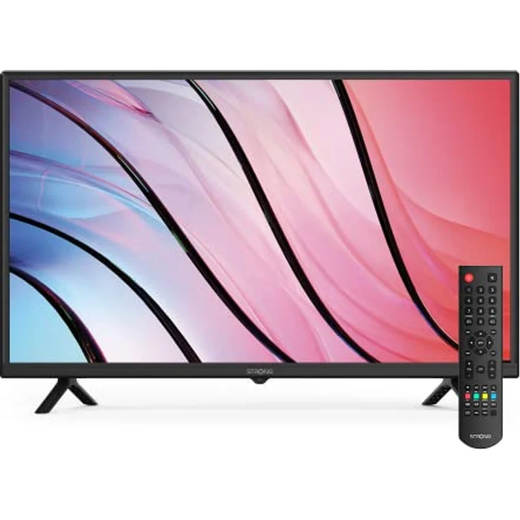 STRONG SRT 32HF2003 | HD TV | 32'' | 80 cm | HD Ready | DVB-T2/C/S2 | Hotelmodus | Kindersicherung | VESA 200x200 | CI Einschub | USB | HDMI | schwarz – Bild 1