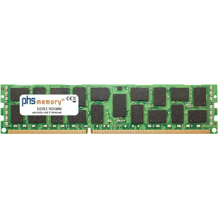 PHS-memory 16GB RAM Speicher für Exone Workstation 4504, DDR3 RDIMM 1333MHz, SP156935