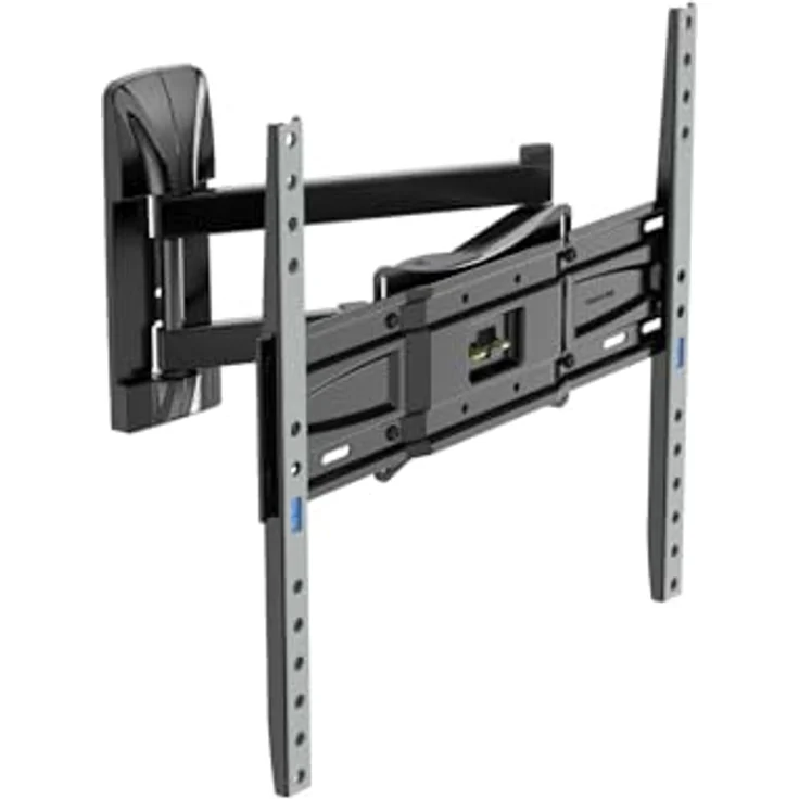 Meliconi Slimstyle Plus 400 SDR, TV-Wandhalterung 40''-82'' VESA 200-300-400, Maximalbelastung 30 Kg, Horizontale Neigung ±90°, Vertikale Neigung +10°/-5°, mit Fast Block, Easy Fix Up & Down System, schwarz – Bild 2
