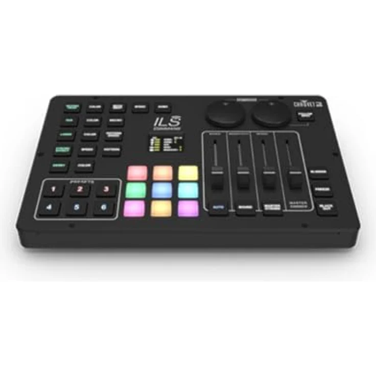 CHAUVET ILS Command, DMX Lichtsteuerung mit integriertem D-Fi-Sender und Follow-Spot-Modus, Hintergrundbeleuchtete Silikontasten, inkl. Tragetasche – Bild 2